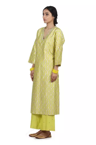 Electric Yellow Keerat Suit Set