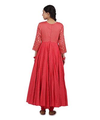 Strawberry Ruhi Kalidar Set 2