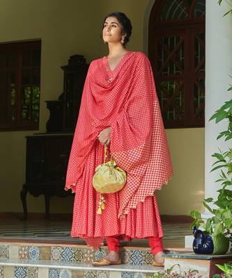 Strawberry Ruhi Kalidar Set 7