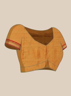 Most Demanding Kalamkari Digital Print Saree With Heavy Rich Zari Border & Blouse 4