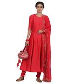 Strawberry Surkh Kalidar Set