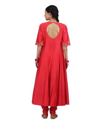 Strawberry Surkh Kalidar Set 3