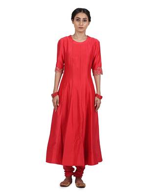 Strawberry Surkh Kalidar Set 4