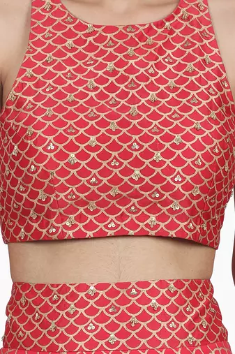 Strawberry Aiman Lehenga Set