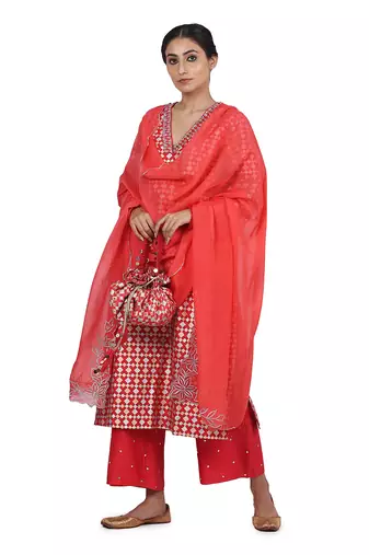 Strawberry Avani Suit Set