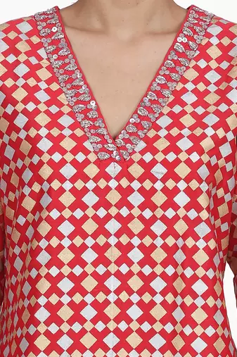 Strawberry Avani Suit Set