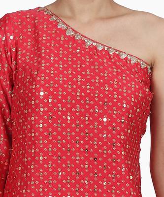 Strawberry Ekra Sharara Set 3