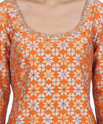 Orange Falak Sharara Set 4