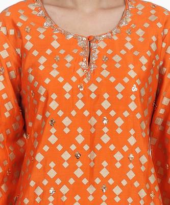 Orange Fiza Suit Set 2