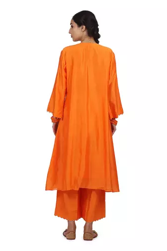 Orange Geena Suit Set