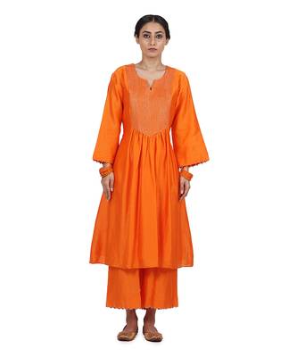 Orange Geena Suit Set 4