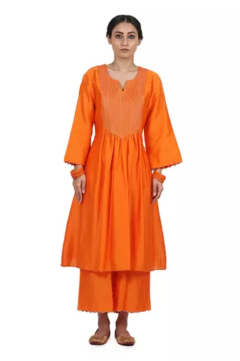 Orange Geena Suit Set