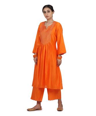Orange Geena Suit Set 5