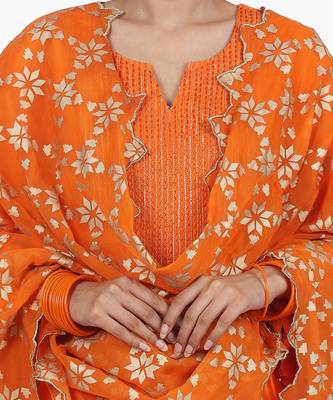 Orange Geena Suit Set 7