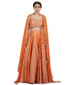 Orange Noor Lehenga Set