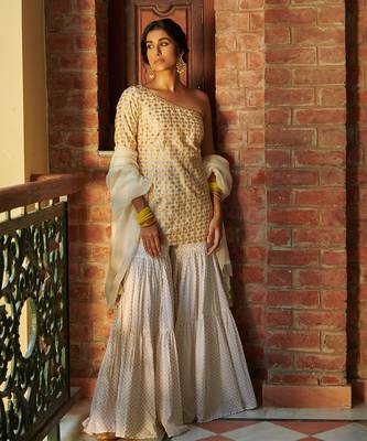 Ivory Keerat Sharara Set 2