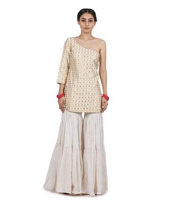 Ivory Keerat Sharara Set 4