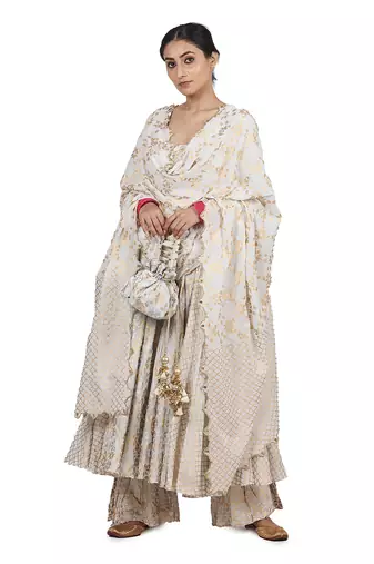 Ivory Ikjot Kalidar Set