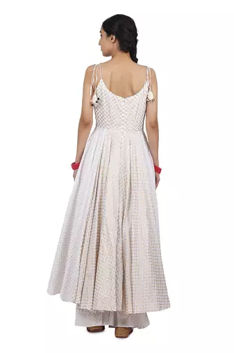 Ivory Ishani Kalidar Set