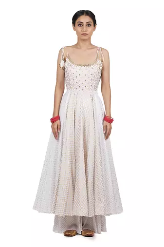 Ivory Ishani Kalidar Set