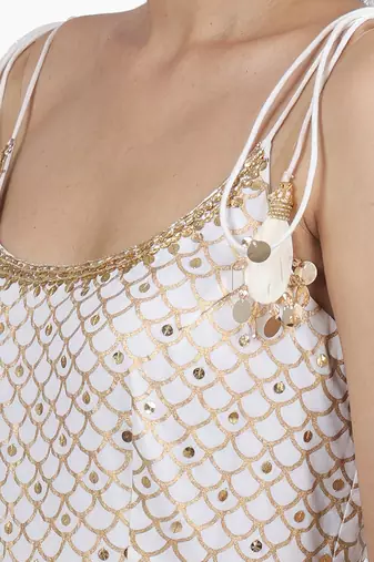 Ivory Ishani Kalidar Set