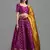 Purple Color Woven Jacquard Lehenga Choli