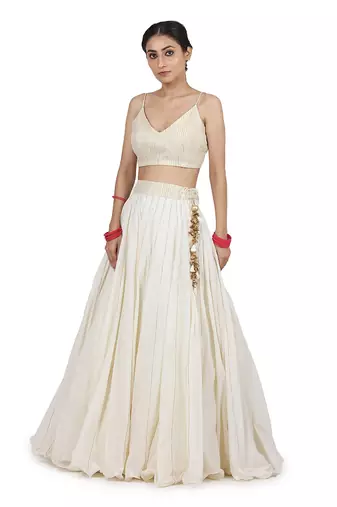 Ivory Jasna Lehenga Set