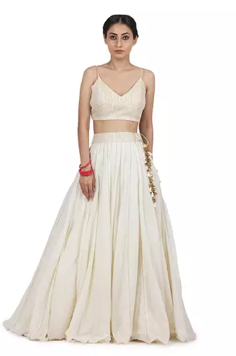 Ivory Jasna Lehenga Set