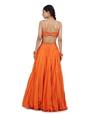 Orange Kyra Lehenga Set 2
