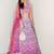 Panchhi Women Lavender Net Zig-Zag Embroideried Semi-Stitched Lehenga, Unstitched Blouse & Dupatta