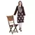 Women rayon Brown chikankari kurti and Pant