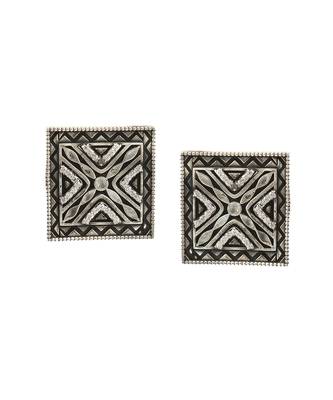 Silver unique ear studs 2