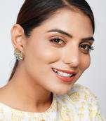 Gold plated silver butterfly rawa stud earrings