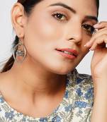 Gold plated silver adorable hoops jhumki