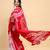 Leaf Print Half n Half  Cotton Saree