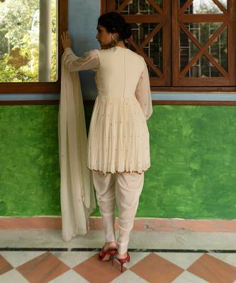 Offwhite jaal coin kurta set 3