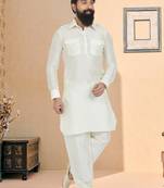 Plain Pathani with Culf Sleeve