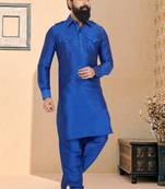 Plain Pathani with Culf Sleeve