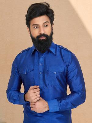 Plain Pathani with Culf Sleeve 2