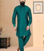 Plain Pathani with Culf Sleeve