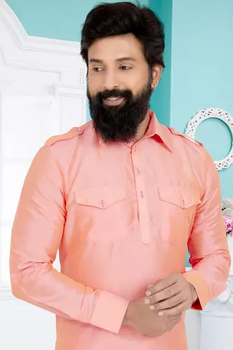 Plain Pathani with Culf Sleeve