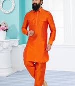 Plain Pathani with Culf Sleeve