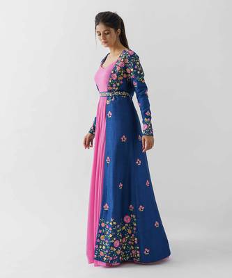 Pink and blue jacket set 4