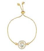 rakshabhandhan special designer pearl hanging lumba bracelet rakhi for bhabhi/sister