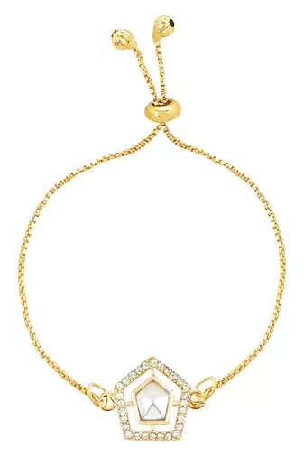 rakshabhandhan special designer pearl hanging lumba bracelet rakhi for bhabhi/sister 