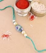 rakshabhandhan special kundan stone rakhi with roli chawal for bhaiya/brother/mens 