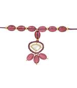rakshabhandhan special designer pearl hanging lumba bracelet rakhi for bhabhi/sister