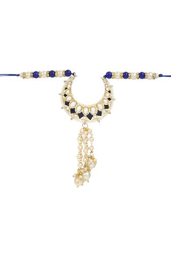 rakshabhandhan special designer pearl hanging lumba bracelet rakhi for bhabhi/sister 