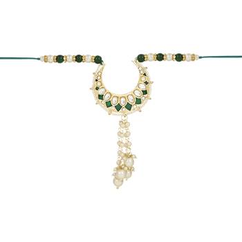 rakshabhandhan special designer pearl hanging lumba bracelet rakhi for bhabhi/sister  1