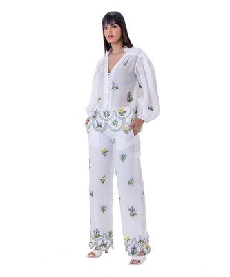 White linen buona set 4